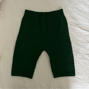 ZARA Ribbed Biker Shorts